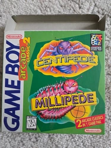 Centipede/Millipede (Nintendo Game Boy) CIB complete