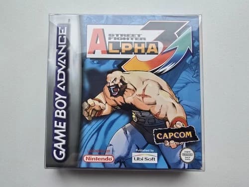 Street Fighter Alpha 3 ~ Game Boy Advance GBA ~ Complete ~ Inc. Protector