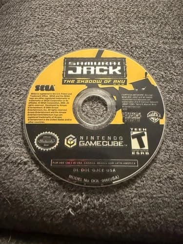 Samurai Jack: The Shadow of Aku (Nintendo GameCube, 2004) Disc Only!!