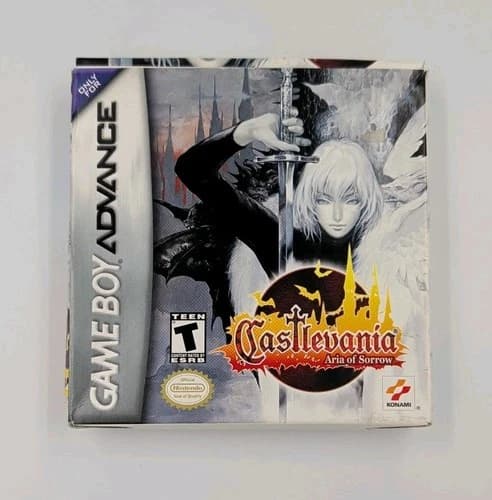 Castlevania: Aria of Sorrow (Nintendo Game Boy Advance, 2003) CIB