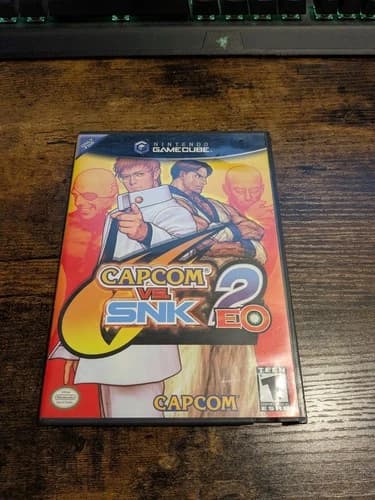 Capcom vs. SNK 2: EO (Nintendo GameCube, 2002) CIB Tested works! Free shipping!