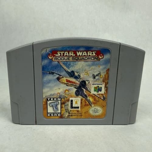 Star Wars: Rogue Squadron (Nintendo 64, 1998) N64 Authentic TESTED WORKS