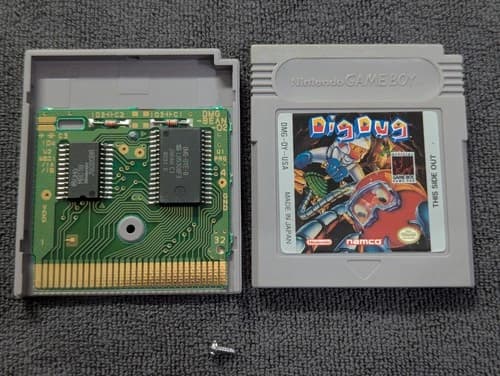 Dig Dug (Nintendo Game Boy, 1992) Cleaned Tested Working Nice