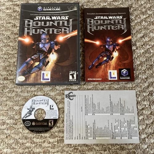Star Wars: Bounty Hunter - Nintendo GameCube, 2002 ) CIB - Tested