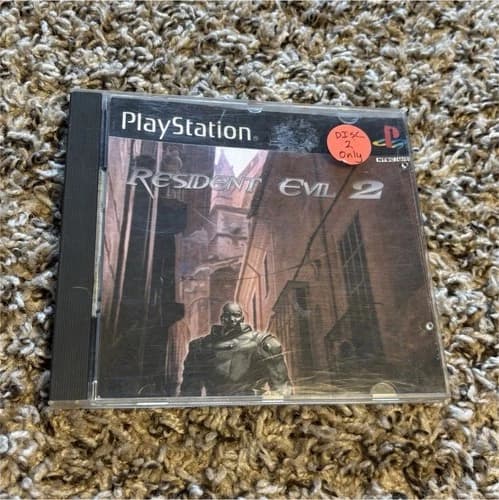 Resident Evil 2 Sony PlayStation 1 PS1 Survival Horror Disc 2 Only scratched