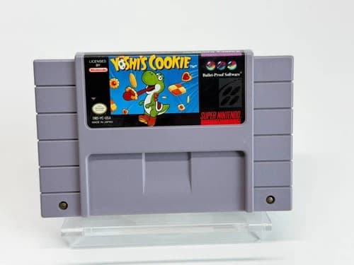 Yoshi's Cookie (Super Nintendo SNES) Video Game Authentic & Tested