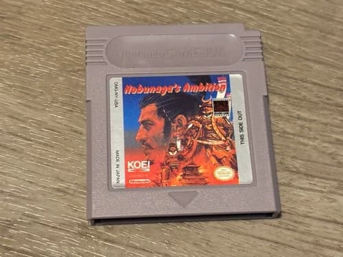 Nobunaga's Ambition Nintendo Game Boy Cleaned Tested Authentic