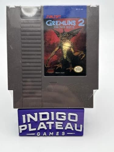 Gremlins 2 The New Batch (Nintendo NES, 1990) Cartridge only. Tested - Authentic
