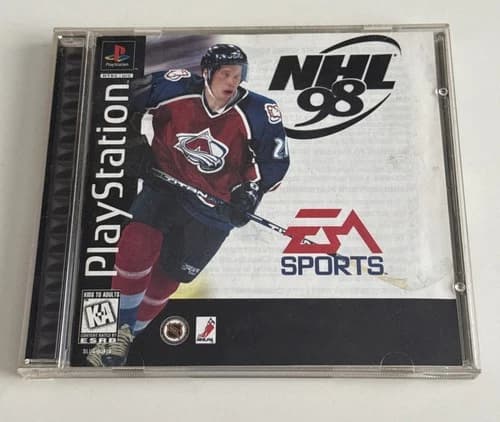 NHL 98 Playstation 1 PS1 - Complete in Box CIB - Tested & Works