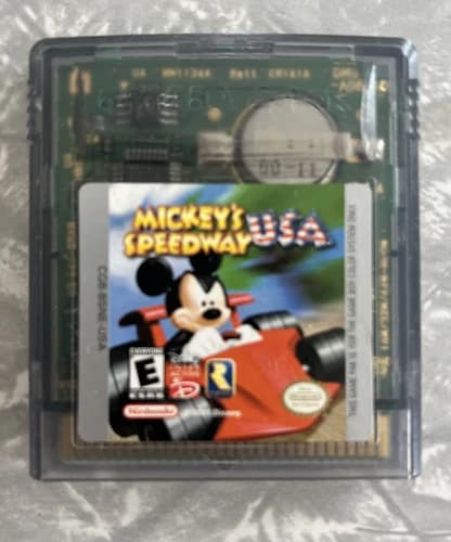 Mickey's Speedway USA (Nintendo Game Boy Color, 2001) - Cartridge Only!