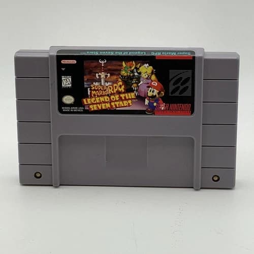 Super Mario RPG: Legend of the Seven Stars (Nintendo SNES, 1996) Tested Saves
