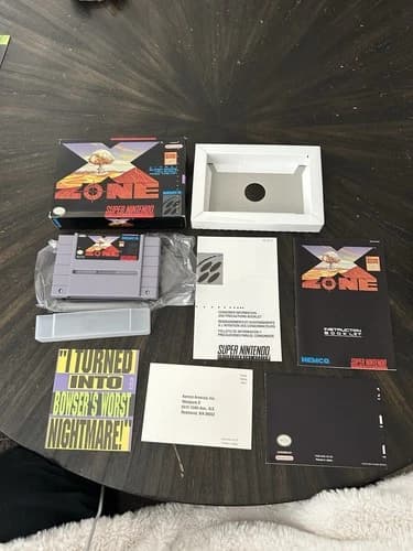 Super Nintendo SNES Game X Zone CIB Complete In Box