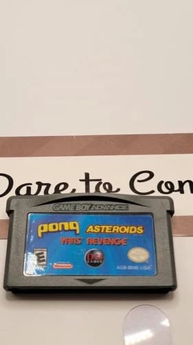 Pong - Asteroids - Yar’s Revenge Game Boy Advance Nintendo GBA