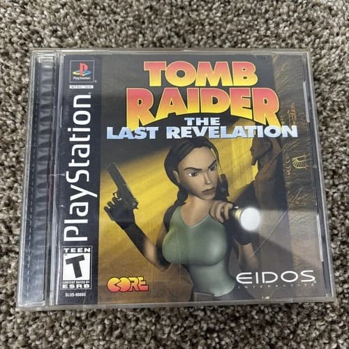 PlayStation 1 - Tomb Raider The Last Revelation - 1999 Black Label CIB REG CARD