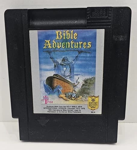 Bible Adventures Nintendo NES Game Cart Only