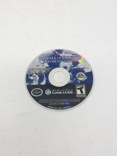 Medal of Honor European Assault Nintendo GameCube Disc Only Loose Disc Tested