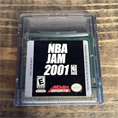 Acclaim Sports NBA Jam 2001 Nintendo Game Boy Color Basketball Game Cartridge