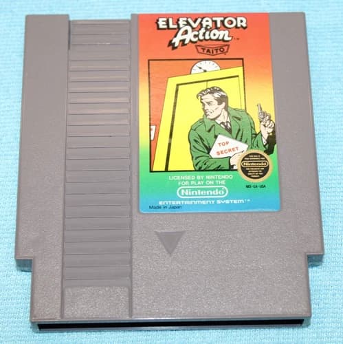Elevator Action - Nintendo NES Video Game - Tested & Working Authentic