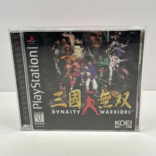 Dynasty Warriors Playstation 1 Game PS1 Complete CIB With Registration Tested