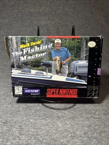 Mark Davis' The Fishing Master Super Nintendo Entertainment System SNES 11