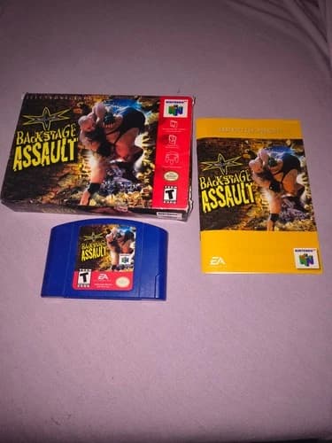 WCW Backstage Assault (Nintendo 64 | N64) Complete in Box CIB