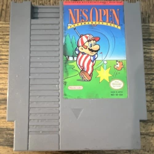 Nintendo NES Open Tournament Golf Nintendo NES Game Cartridge NTSC-U/C US/Canada
