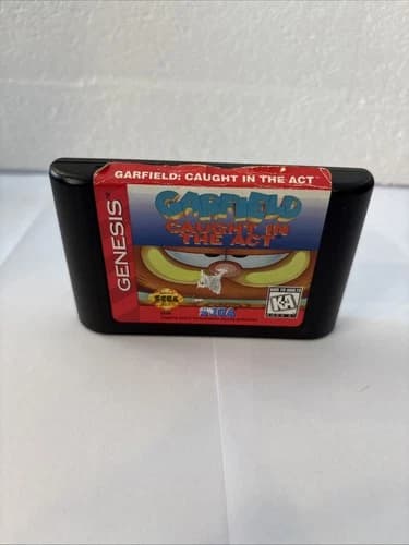 Garfield: Caught in the Act Sega Genesis Tested Working