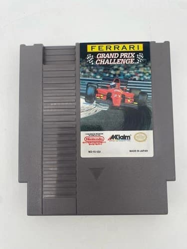 Ferrari Grand Prix Challenge NES Nintendo Cartridge Tested Authentic