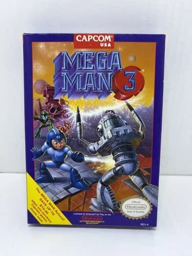 Mega Man 3 (Nintendo NES, 2000) CIB