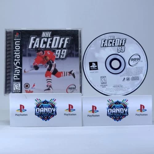 NHL FaceOff 99 PS1 CIB W/ Manual - Tested - PlayStation