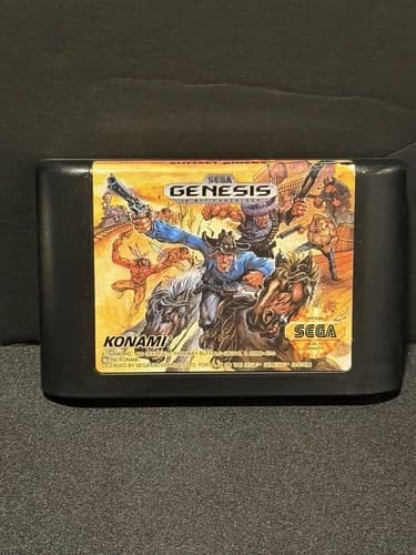Sega Genesis Sunset Riders Authentic Cartridge only