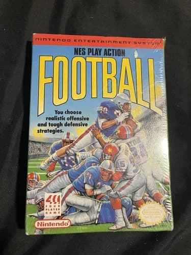 Nintendo NES Play Action Football 1990 NTSC-U/C Multiplayer Sports Football