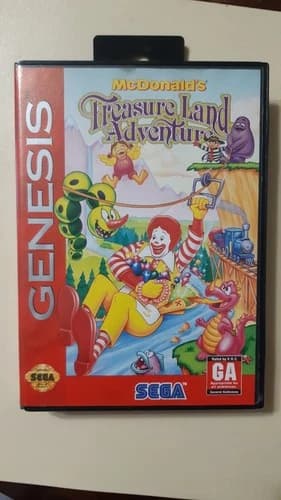 McDonald's Treasure Land Adventure (Sega Genesis, 1993) Complete in Box. Tested