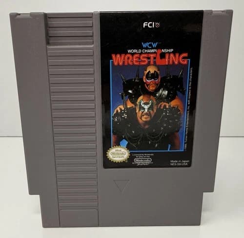 WCW World Championship Wrestling (Nintendo Entertainment System, 1990) NES