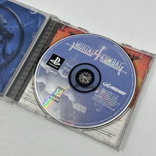 Mortal Kombat 4 (Sony PlayStation 1, 1998) Complete Tested CIB PS1 Reg Card