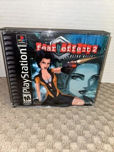 Fear Effect 2: Retro Helix (Sony PlayStation 1, 2001) PS1 Black Label