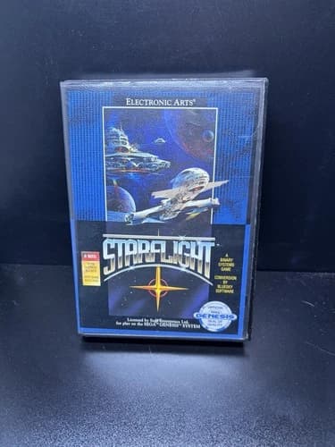 Starflight (Sega Genesis, 1991,) Complete In Box, used tested And Working
