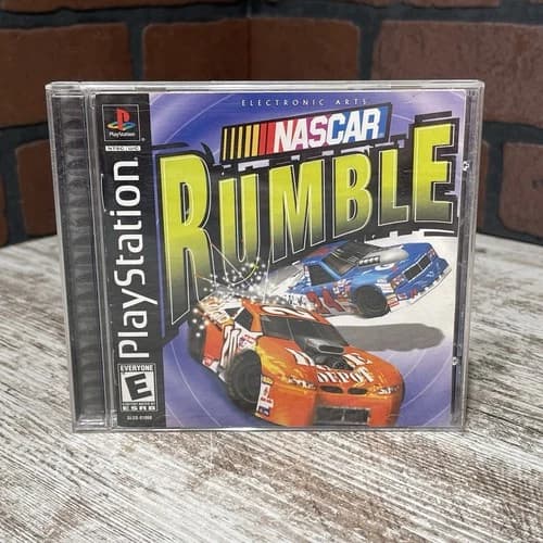 NASCAR Rumble PS1 (Sony PlayStation 1, 2000) 🔥 CIB Complete! —FAST SHIPPING!