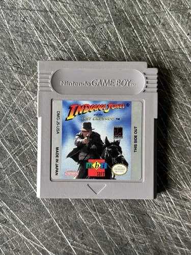 Indiana Jones and the Last Crusade (Nintendo Gameboy, 1989)
