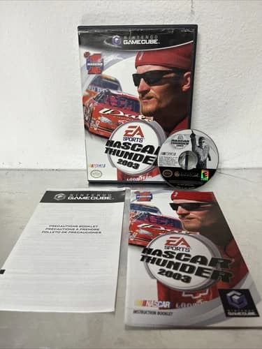 NASCAR Thunder 2003 GameCube Complete CIB Disc Works Tested