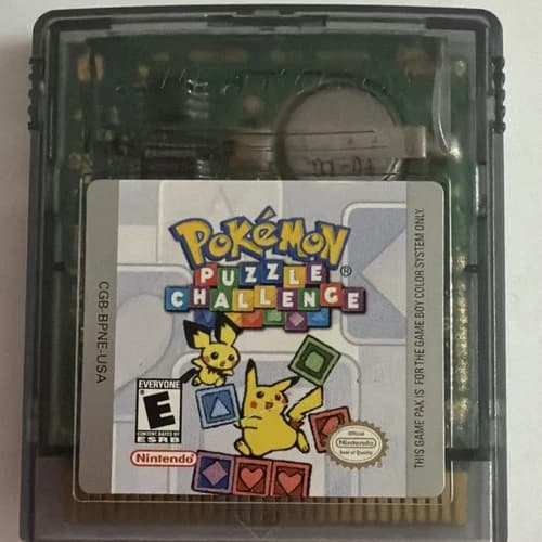 Nintendo Pokemon Puzzle Challenge Game Boy Color loose cartridge. *Tested*