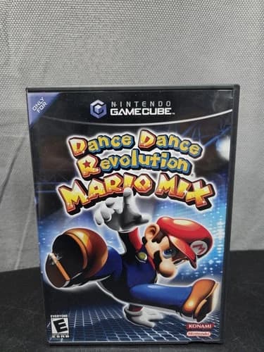 Dance Dance Revolution: Mario Mix (Nintendo GameCube GCN, 2005) COMPLETE CIB