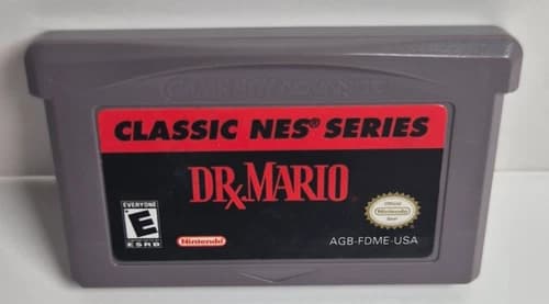 Classic NES Series Dr. Mario Game Boy Advance GBA Authentic Cartridge Tested