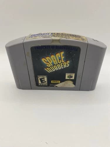 Space Invaders Nintendo 64 N64, Cart Only, Authentic, Tested Works