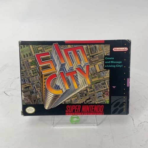SimCity (Super Nintendo SNES, 1996)