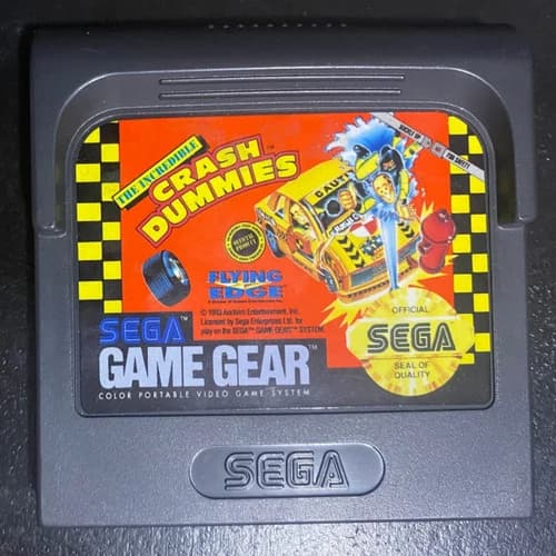 The Incredible Crash Dummies - Sega Game Gear - Flying Edge - Good Condition