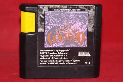 Galahad (Sega Genesis, 1992) Authentic Game Cartridge