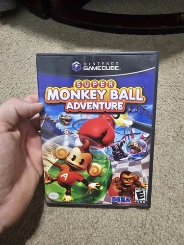 Super Monkey Ball Adventure Nintendo GameCube Complete CIB Used See Pics *17