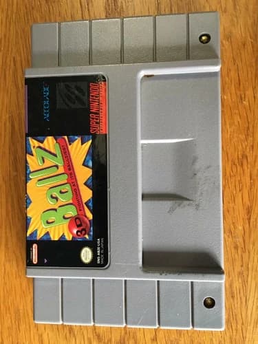 Ballz 3D Super Nintendo SNES Video Game Cart