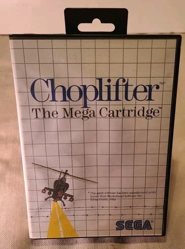 Choplifter ~ The Mega Cartridge. Sega Master System Game 1982. Plays Perfect